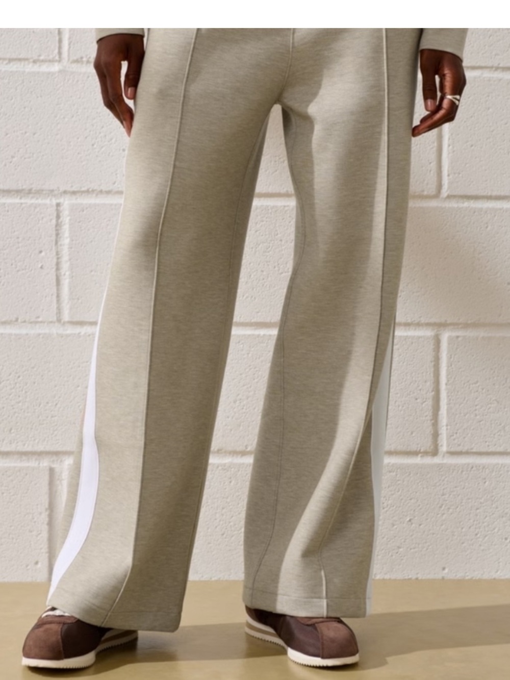 YPB neoKNIT Wide Leg Sweatpant from A&F